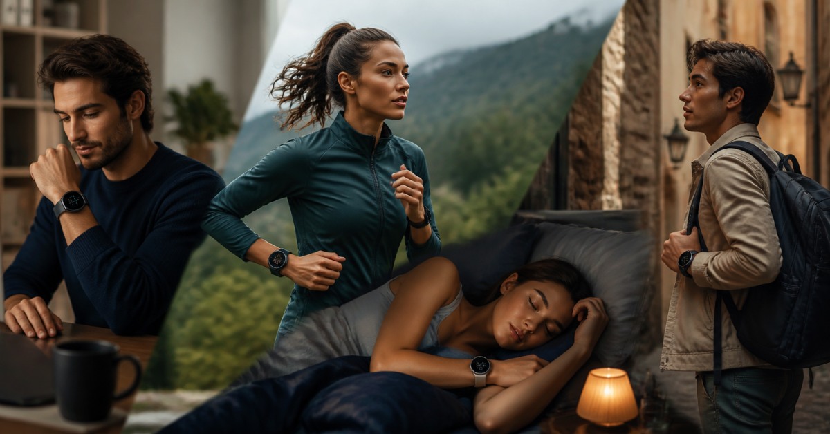 Günlük kullanım, spor, sağlık ve seyahat için farklı akıllı saat kullanım senaryoları